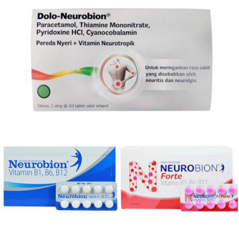 Neurobion Neurobion Forte Dolo Neurobion Suplemen Kesehatan Pereda Nyeri Vitamin Neurotropik Blister Shopee Indonesia
