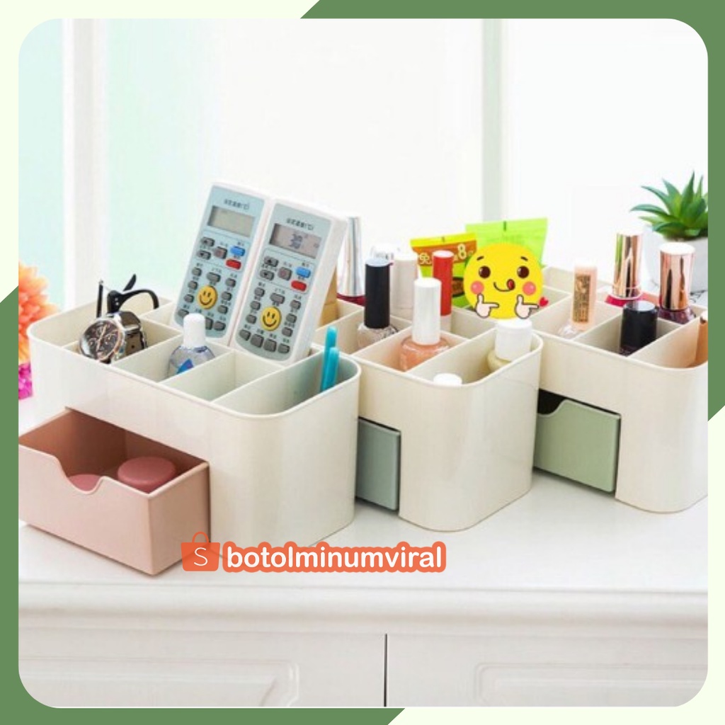 Rak Kosmetik Plastik Mini / Rak Perhiasan / Organizer Kosmetik Multifungsi PREMIUM