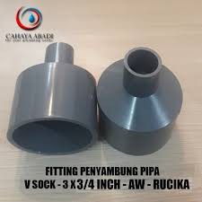 VSOCK 3 X 3/4 INCH AW - FITTING PENYAMBUNG RUCIKA - REDUCING SOCKET
