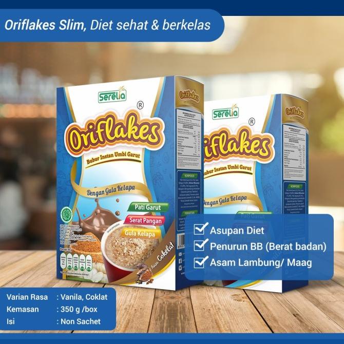 

Oriflakes Sereal Umbi Garut Slim Diet Asam Lambung Natural Super Food