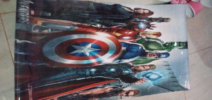 Stiker Kulkas 1 Pintu Motif Avengers