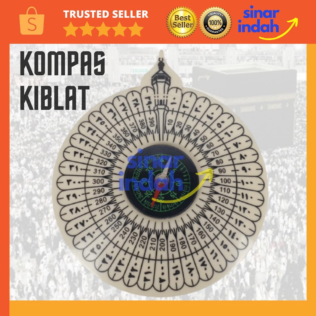 Penunjuk Arah Sholat Kompas Arah Kiblat Souvenir Oleh Oleh Haji Murah MEDAN