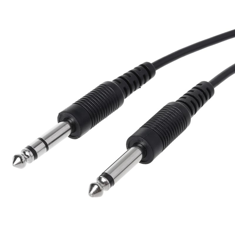 btsg Black Durable Aviation Headset for Airbus XLR to GA (Dual Plug) Pilot Headset Adapter Converter