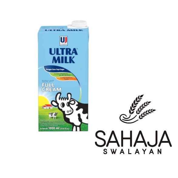 

Ultra Milk Full Cream Susu UHT 1000 mL