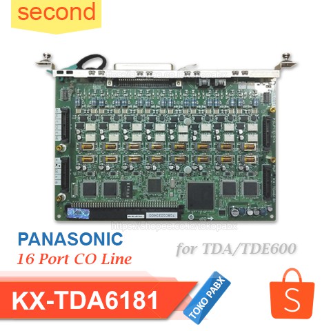 KX-TDA6181 expand 16 Port Co Line Card Pabx Panasonic KX-TDA600 Second