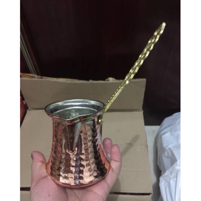 Ibrik tembaga turkish coffee size medium 200ml