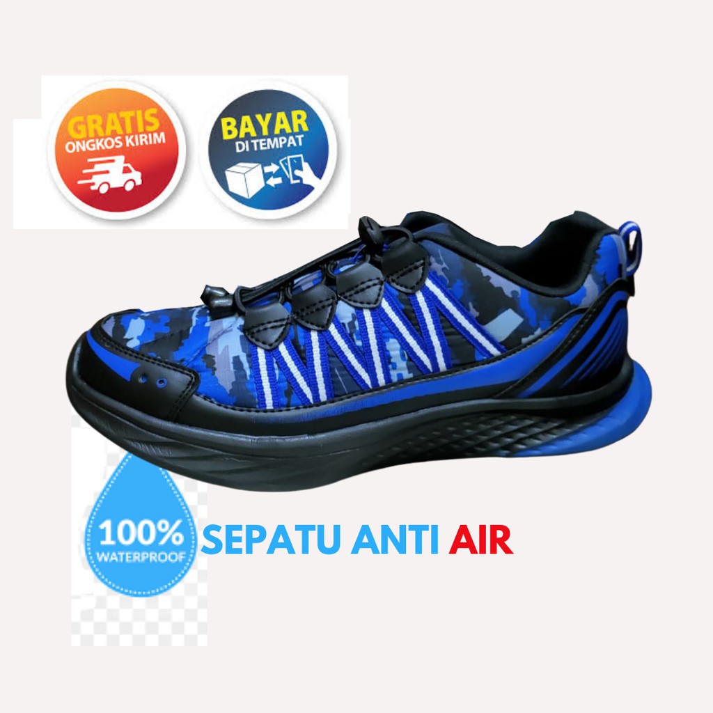 Sepatu eXDUMA Loreng Biru (Camou  Blue)