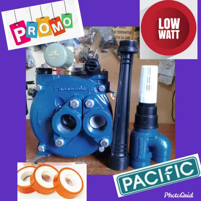 Garansi pompa air jet pump LOW WATT 200 PANASONIC Gn 205hx OTOMATIS sumur dalam 30 mtr automatic