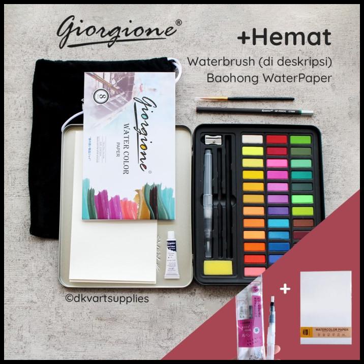

Giorgione 36 Warna Colors Solid Watercolor Cat Air Box Set
