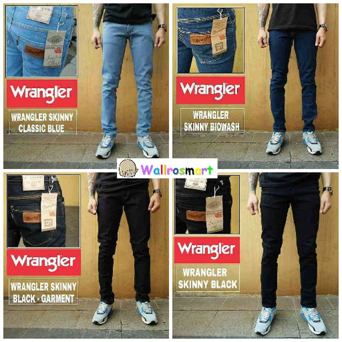 CELANA WRANGLER PENSIL JEANS WRANGLER SLIMFIT  DENIM SLIM FIT