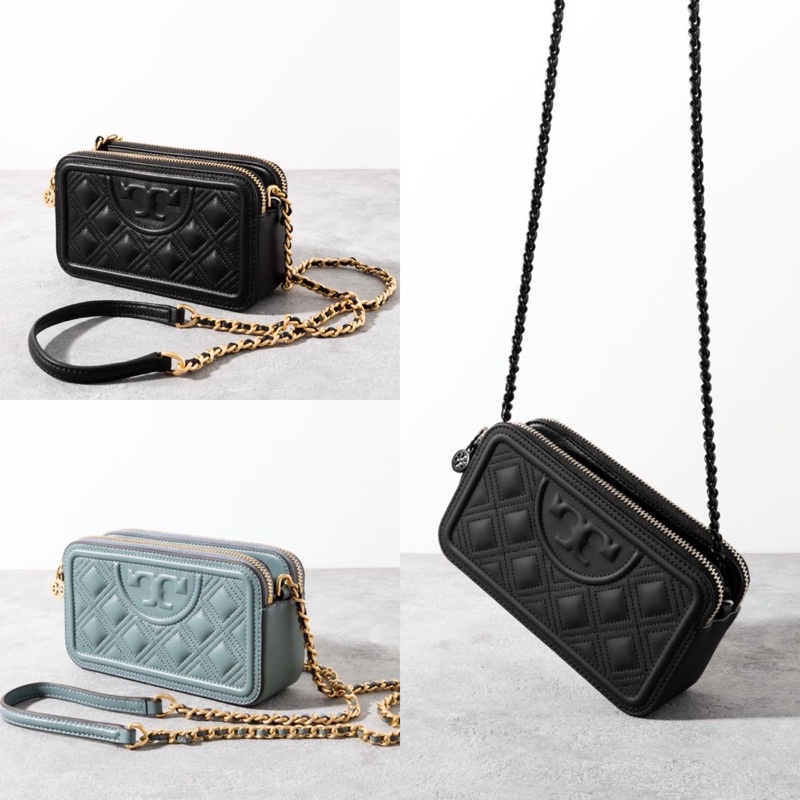 TORY BURCH Fleming double zip Mini Crossbody bag