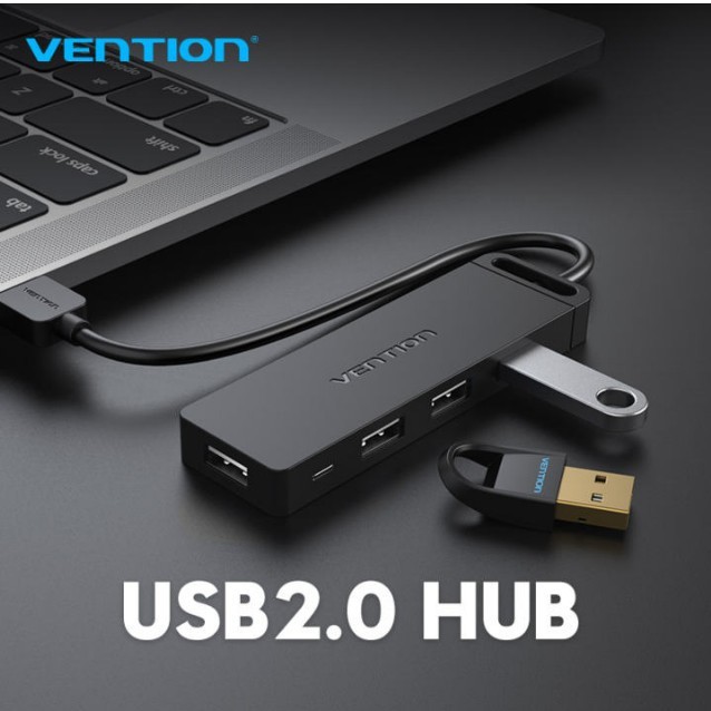 OTG Usb HUB Vention 4 Port Usb 3.0 2.0 High Speed Power Adapter