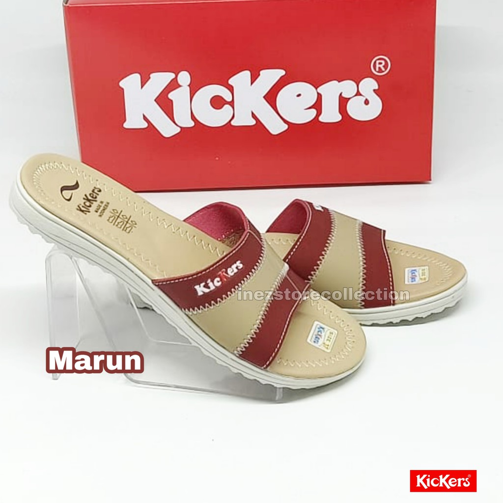 SANDAL WANITA SLOP KICKERS SANTAI KODE SLP28 MURAH HARGA GROSIR