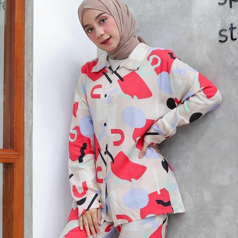 JIDA ONE SET / SETELAN NAJMA RAYON