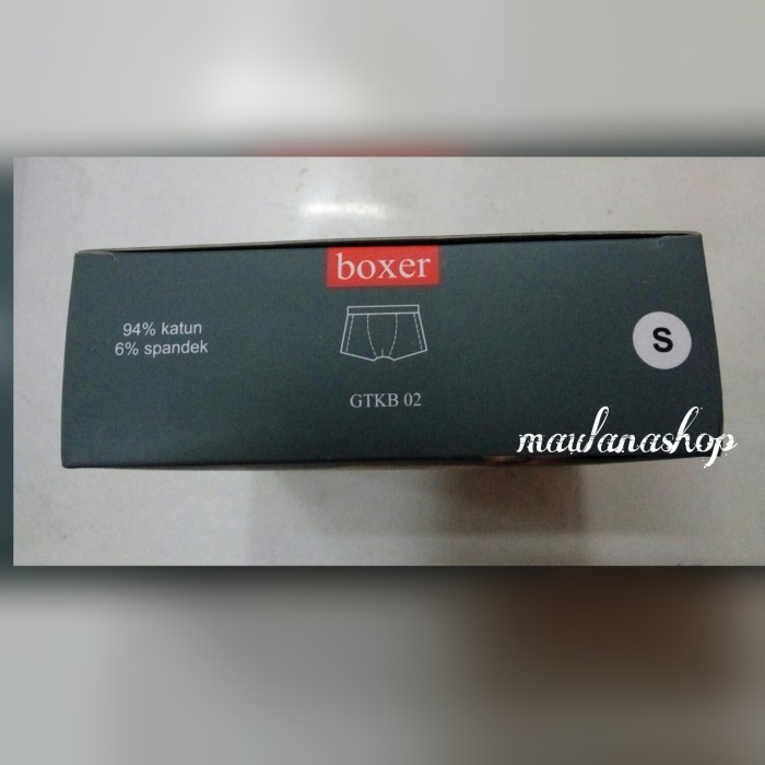 (SIZE XL) BOXER GT MAN / CELANA DALAM PRIA / CD BOXER GTMAN KUALITAS BERKELAS