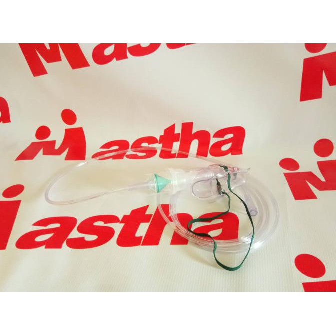 Masker Nebulizer Dewasa + tempat Obat Mask With Chamber Adult Gea