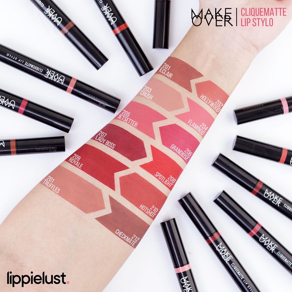 ★ BB ★ MAKE OVER Cliquematte Lip Stylo / Makeover Clique Matte Lipstick