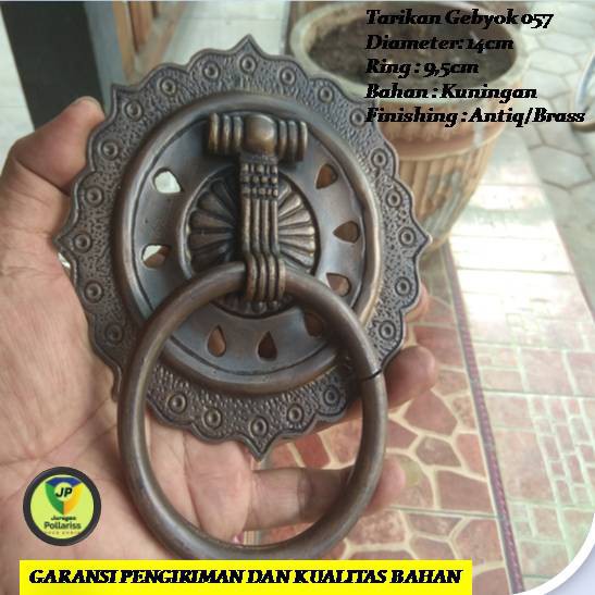 Handle Tarikan Pintu Kuningan Antik Rumah Gebyok Minimalis Kupu Tarung Termurah Bagus Antik 057
