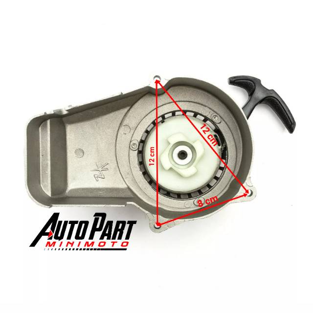 Pullstarter Assy Babet Allu Motor Mini GP Mini Trail Mini ATV 50cc 2T Mesin Tarik