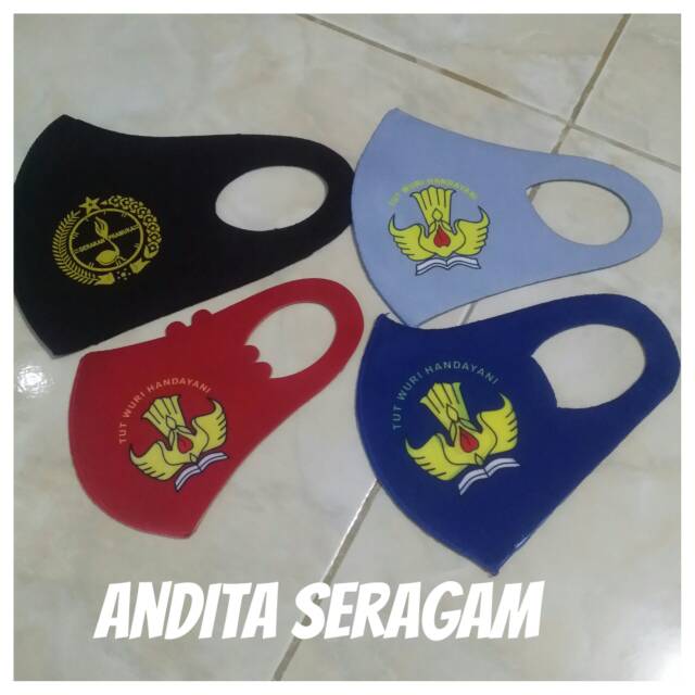 Masker SD SMP SMA masker scuba sekolah