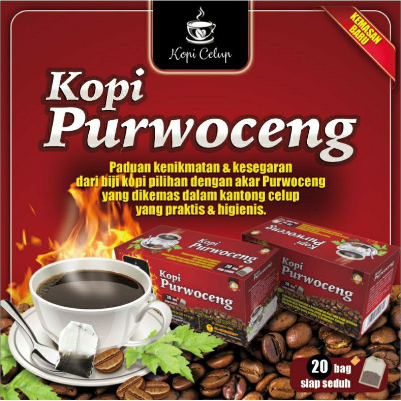 

Kopi Celup Herbal Purwoceng Al-Ghuroba isi 20 Kantong