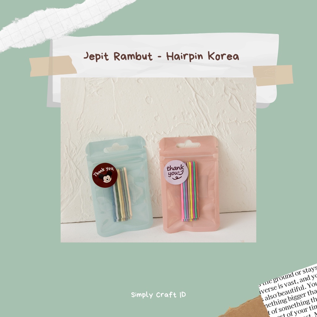 Simply Craft ID - Jepit Rambut Wanita Dewasa - Asesoris Rambut Wanita Jepit Rambut - Hairpin Korea