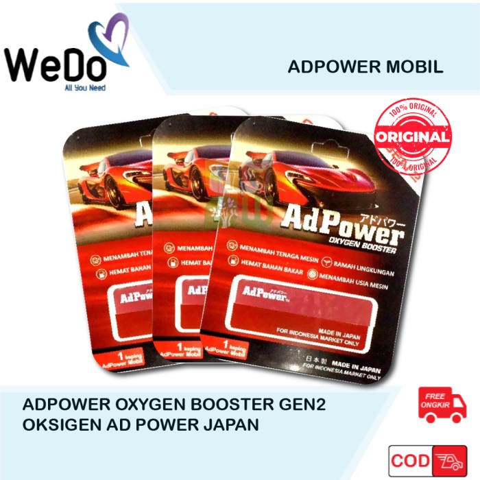 Mobil ADPOWER Oxygen Booster GEN2 Oksigen AD Power Japan