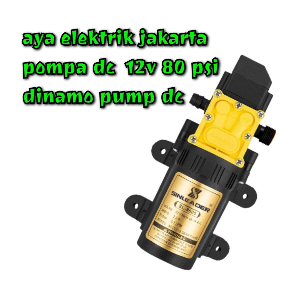 AEBRAND SINLEADER POMPA DC 12V SINGLE PUMP DC POMPA AIR MISTING MULTIFUNGSI UNTUK UPGRADE SPRAYER SE