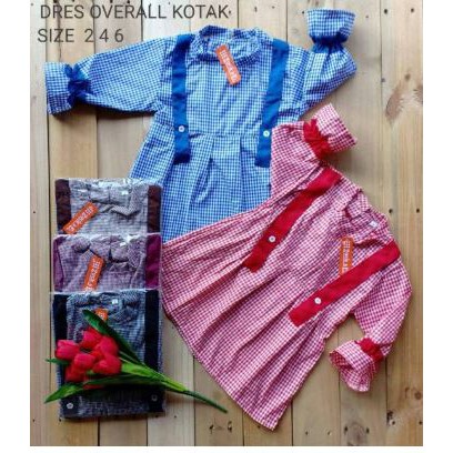 Dress Overall Kotak