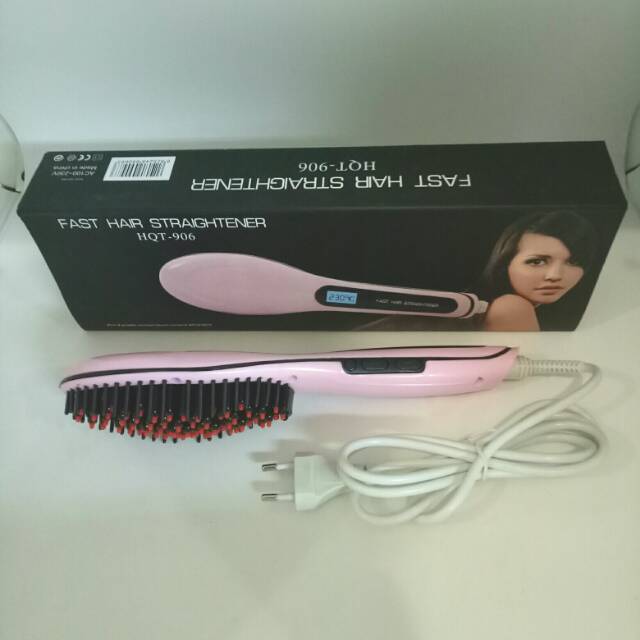 Murah Catok Sisir Pelurus Rambut HQT-906