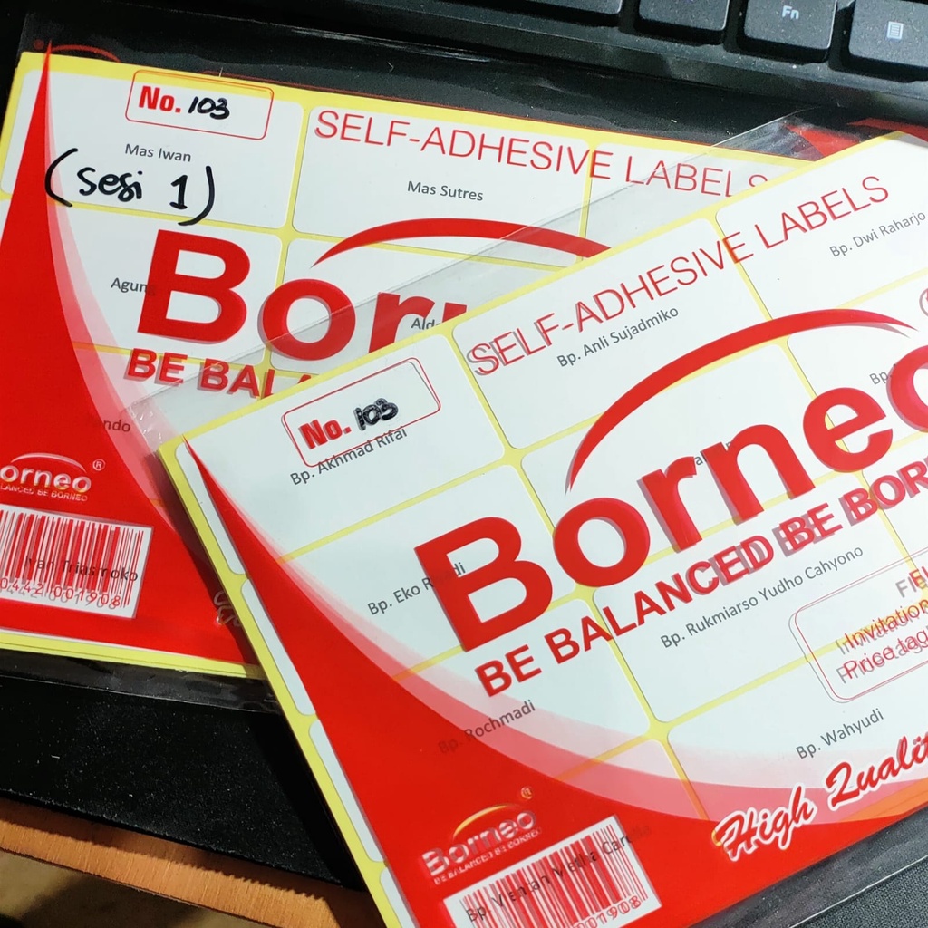 PRINT LABEL NAMA UNDANGAN