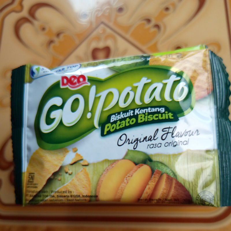 Go Potato Biskuit Go!Potato Kentang Varian Rasa Original [1 Pack Isi 20 Pcs]