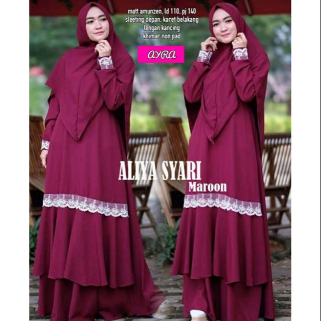 Aliya syari amunzen original