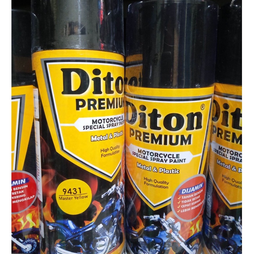 DITON Premium Pilok Pilox Cat Semprot - 9431 Master Yellow / Kuning (400cc)