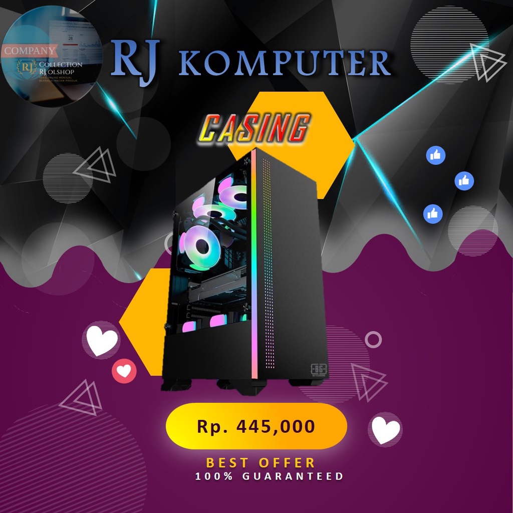 Casing Simbadda BattleGround 17 - ATX, mATX Tempered Glass