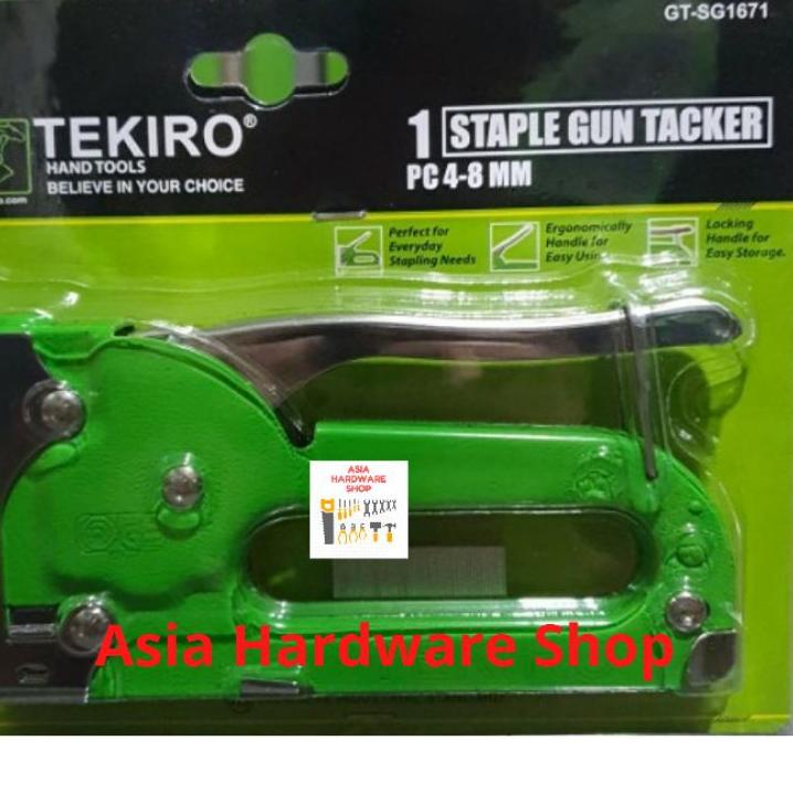 

TEKIRO Staples Tembak Jok 4 - 8 mm Staple Gun Tacker Alat Tembak Hekter Jok ~