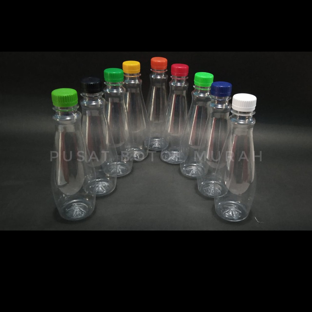 Link Luar Kota Botol Bowling 350 ml. - Putih / Botol Plastik 350 ml / botol murah