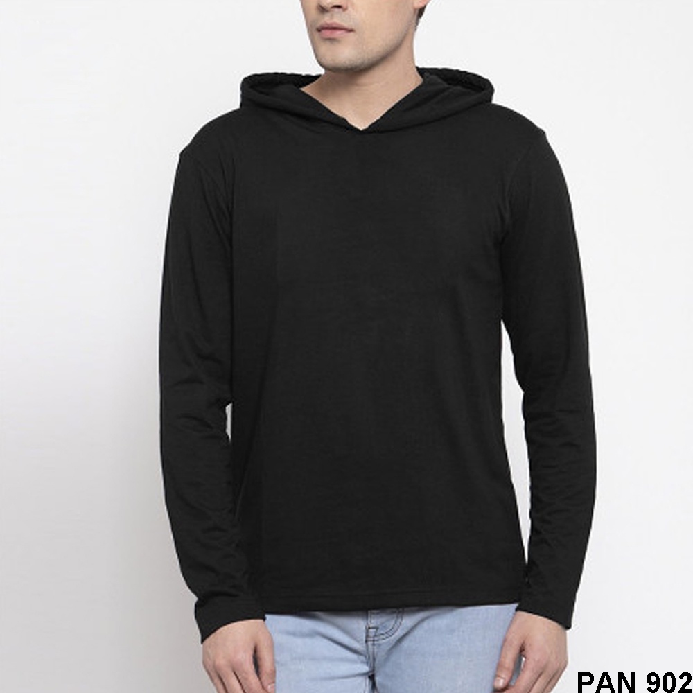 Kaos Hoodie Lengan Panjang Pria