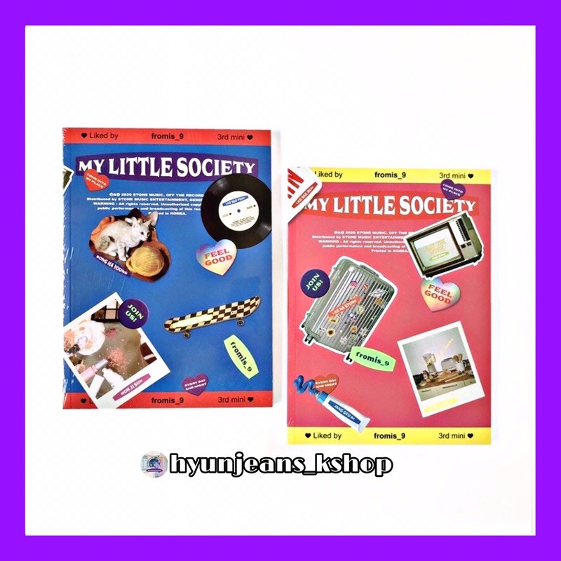 [READY STOCK] FROMIS9 / FROMIS 9 / FROMIS_9 Mini Album Vol. 3 - MY LITTLE SOCIETY