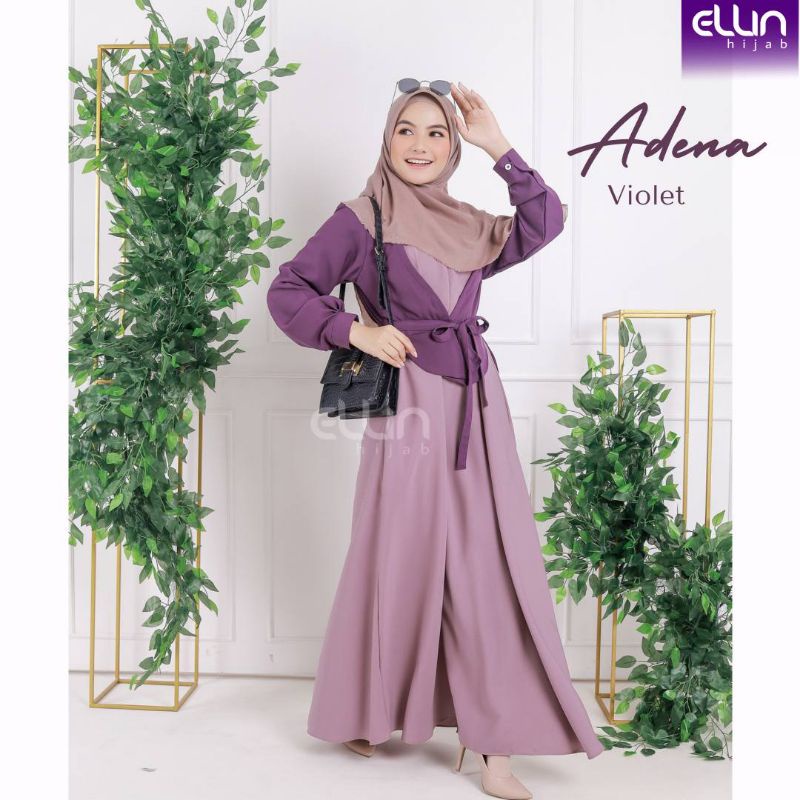 Gamis Wanita Muslim Model Terbaru Baju Dewasa Remaja Kekinian Syari Busui Adena Samantha Ellin Hijab
