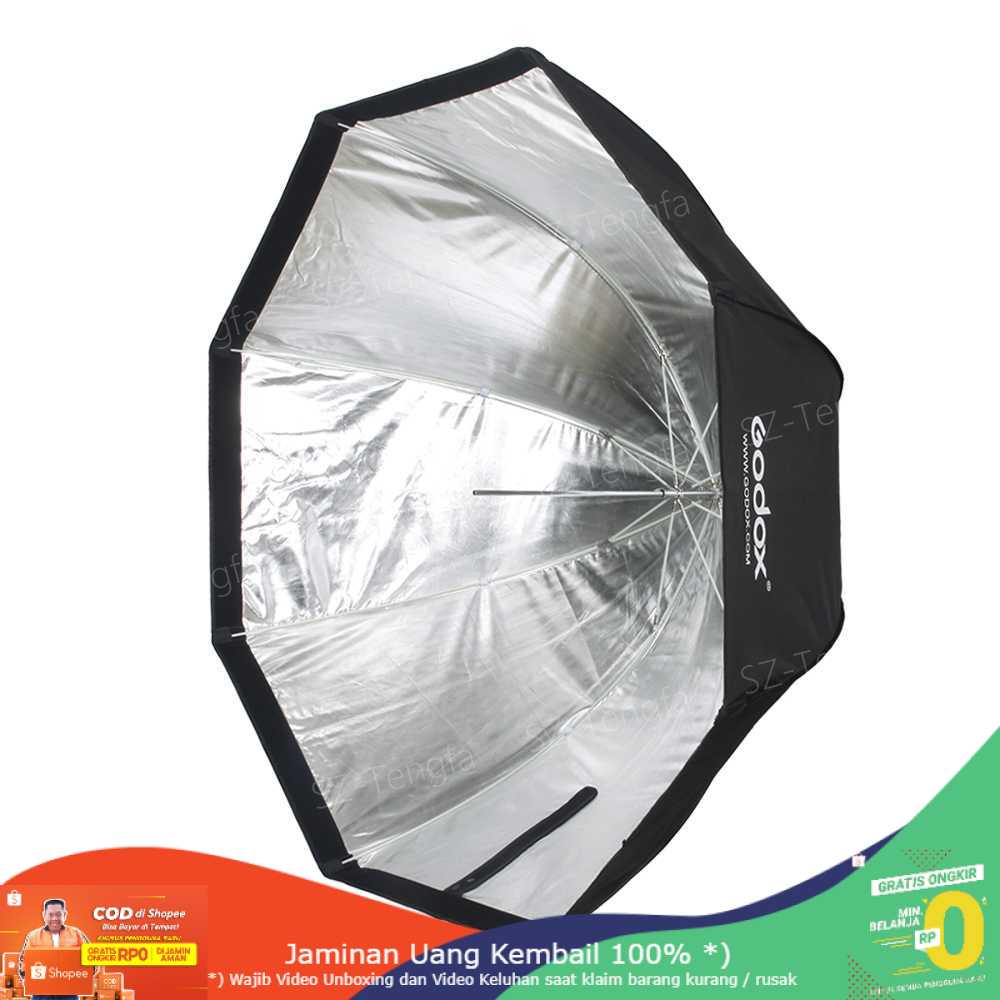 (BISA COD) RVOSTR Godox Payung Octagonal Softbox Reflektor Flash 120 CM (Original)