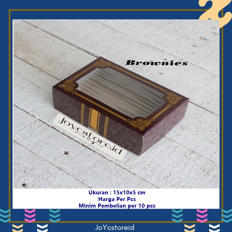 

Kotak BROWNIES Small Dus Brownies 15x10x5/ Box Kue / Box Jajan / Snack Box / Kotak Kue / Kotak Roti / Kotak Jajan / Dus Kue / Dus Jajan / Dus Snack / Kardus /Packaging / Kemasan / Kotak Kemasan / Box Cake / Box Rice / Box Tart / Kue
