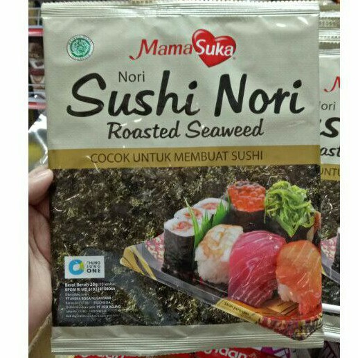 

Sushi Nori Rumput Laut 20gr Seaweed Lembaran Besar