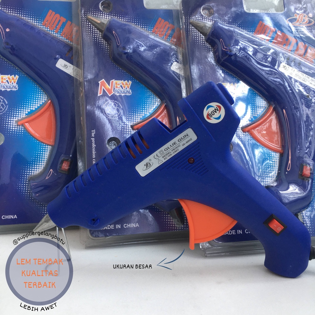 &quot;B&quot; HOT MELT Glue Gun 20 80 Watt Lem Tembak Cepat Panas SPECIAL CRAFT