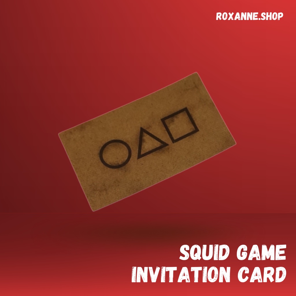 

Squid Game Card / Kartu / Postcard / Hiasan Dekorasi
