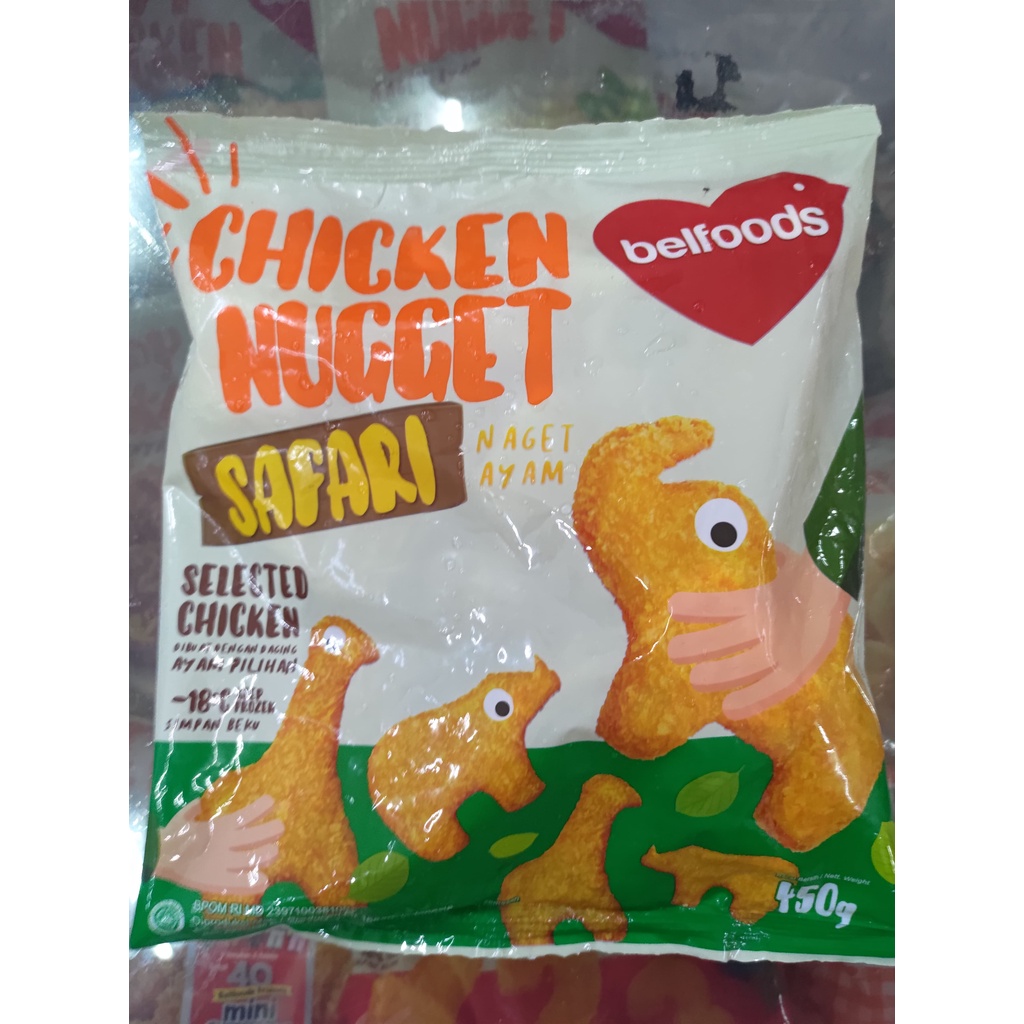 

Belfoods Safari chicken nugget 450 gr