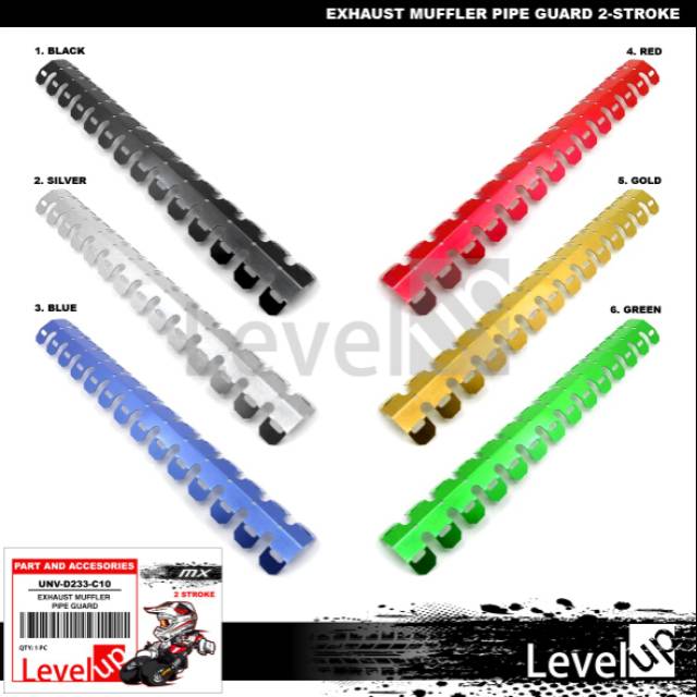 lextor cover pipa knalpot ktm - pelindung silencer pipa knalpot alumunium protector knalpot trail ad