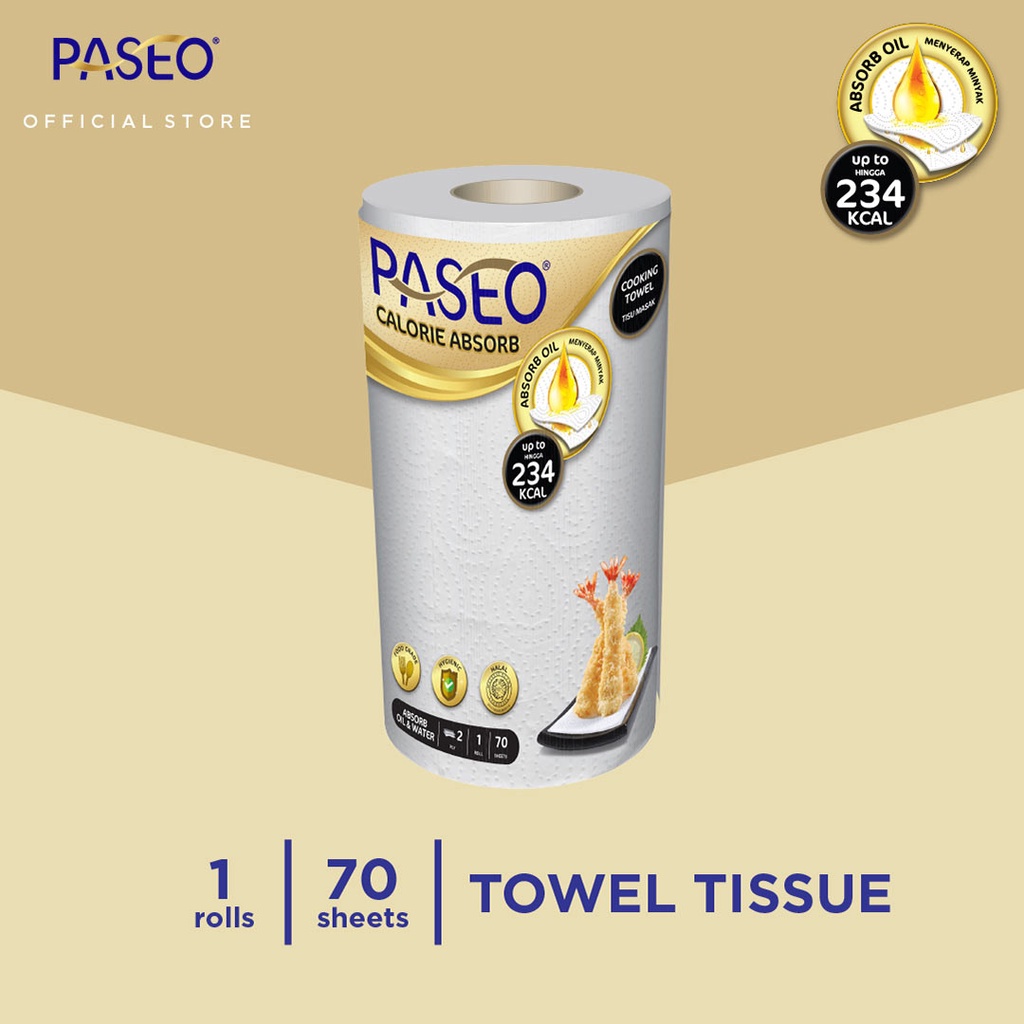 Paseo Towel Tissue 70 sheets (1 Roll)