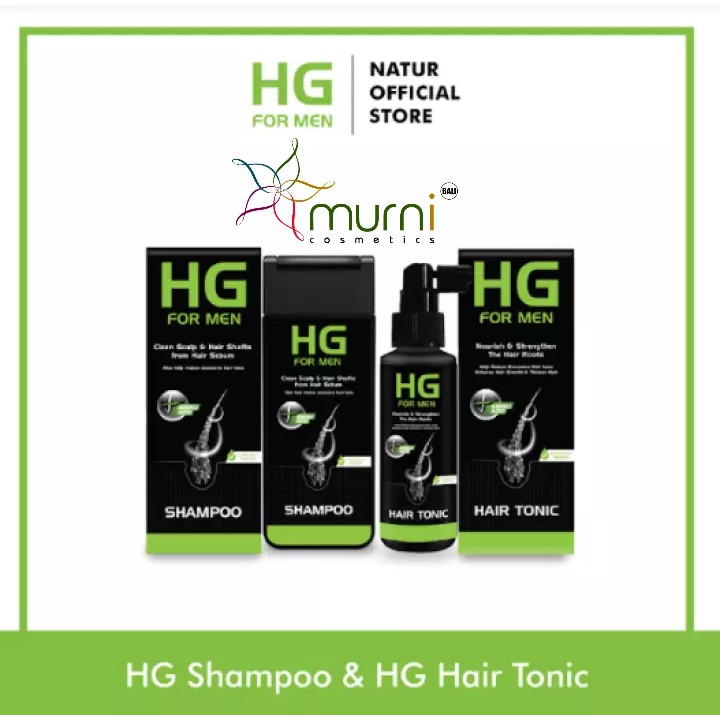 HG FOR MEN SHAMPOO 200ML &amp; HAIR TONIC 90 ML