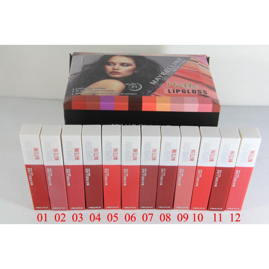 Lipgloss Matte Maybelline Superstay Matte Ink